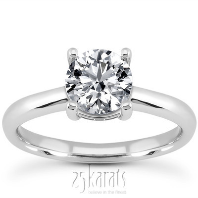  0.50 ct Prong Set Diamond Bridal Ring  (0.07 ct. t.w.)