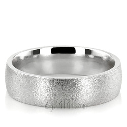 Wire Matte Plain Wedding Band