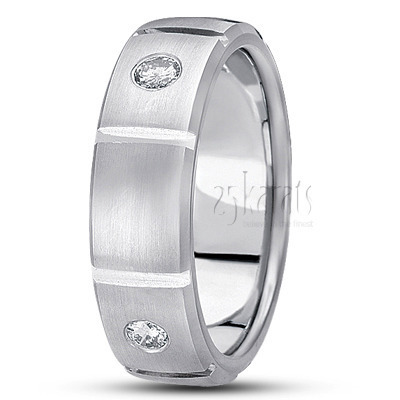 Attractive Diamond Wedding Band