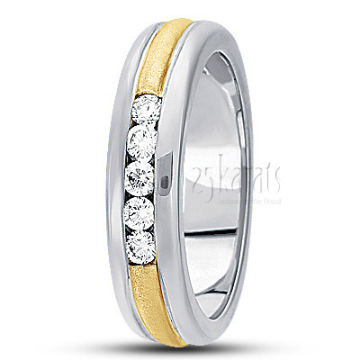 Fancy Diamond Wedding Band