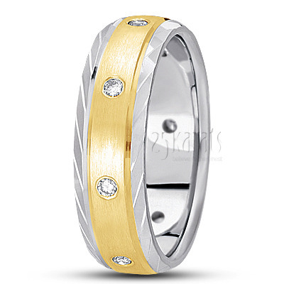 Elegant Diamond Wedding Band 