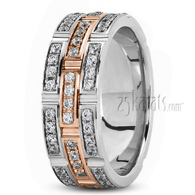 Exquisite Diamond Wedding Band