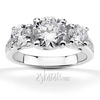 Trellis Setting Three Stone Diamond Engagement Ring (0.65 ct. tw.)