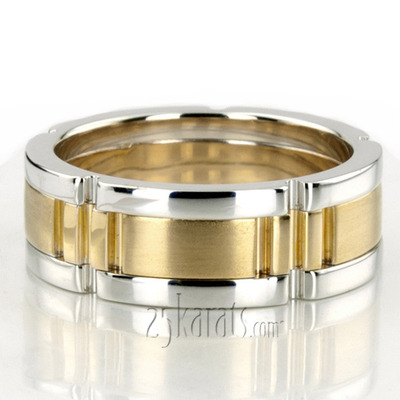 Trendy Rolex Design Wedding Band