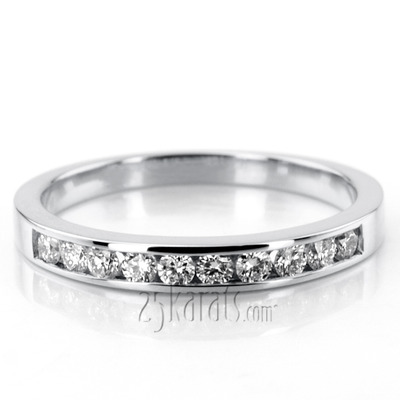 10 Stone Classic Channel Diamond Band (0.25 ct. tw.)