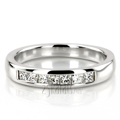 Newly Designed 7 Stone Princess Cut Diamond Anniversary Band (1/4 ct. t.w.)